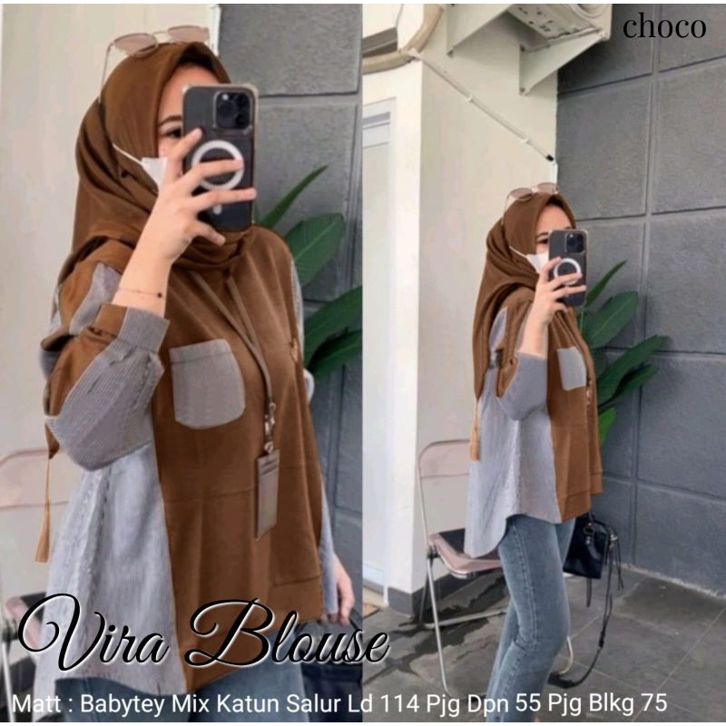 Atasan wanita Katun mix Babytery/Vira Blouse/Merri blouse/Charliza blouse/Crova blouse/Oddy blouse