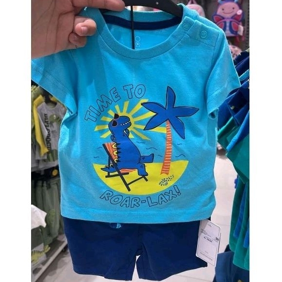 Mothercare Dino Roar-Lax Setelan | Mothercare Dino Santai Harga 255rb | Setelan Mothercare Luar