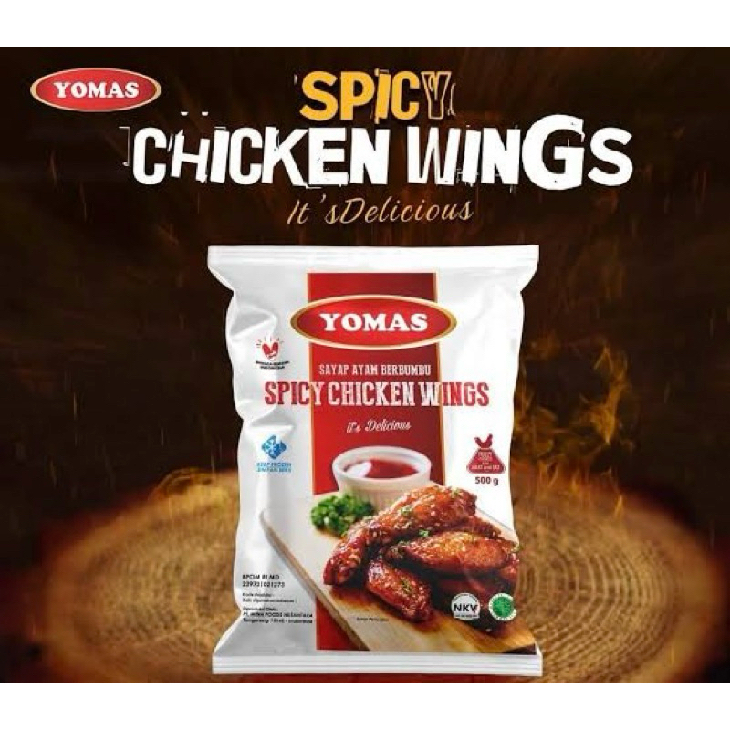 

YOMAS Spicy Wing's 500 Gram