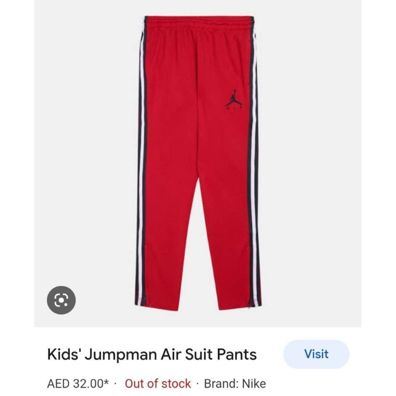 Airjordan Pants Anak Original BNWT Size 6-7 Tahun
