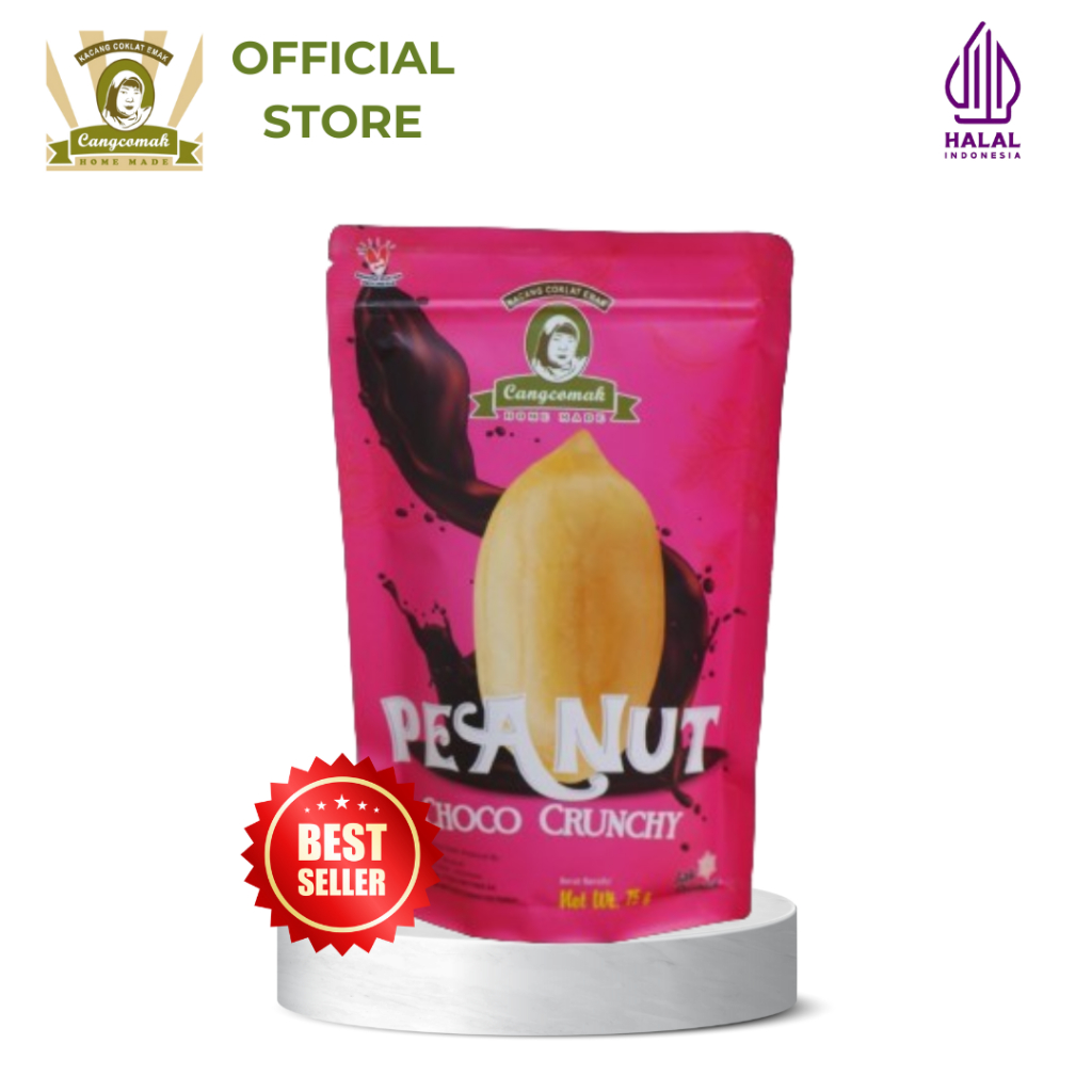 

Cangcomak Kacang Coklat Panggang Crunchy Choco Peanut Roasted -100 gram