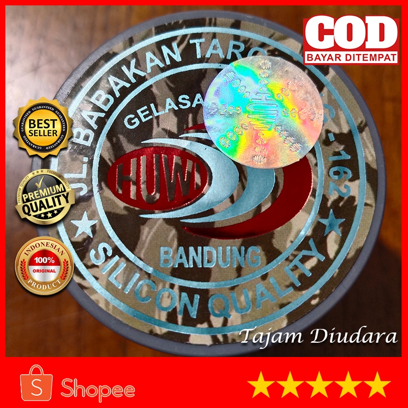 GELASAN HUWI ORIGINAL / SPECIAL ARMY SERBUK INTAN & SILICON BRAZIL / MADE IN BABAKAN TAROGONG BANDUN
