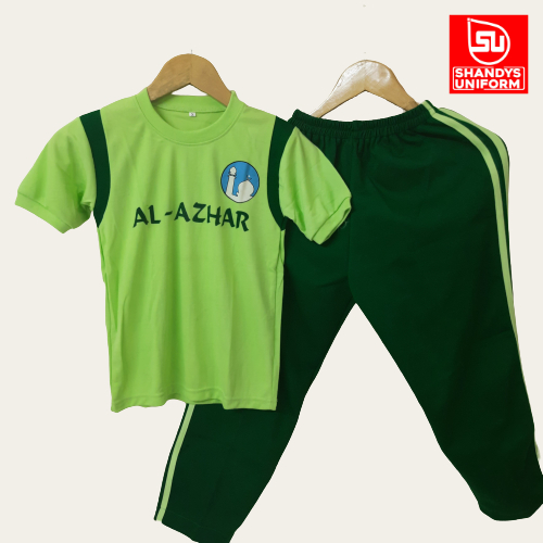 Shandys Uniform I Setelan seragam olahraga SD Al-Azhar lengan pendek