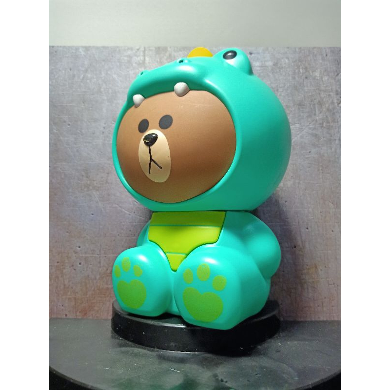 Tumbler Figure Line Friends Brown Bear Dino Costume