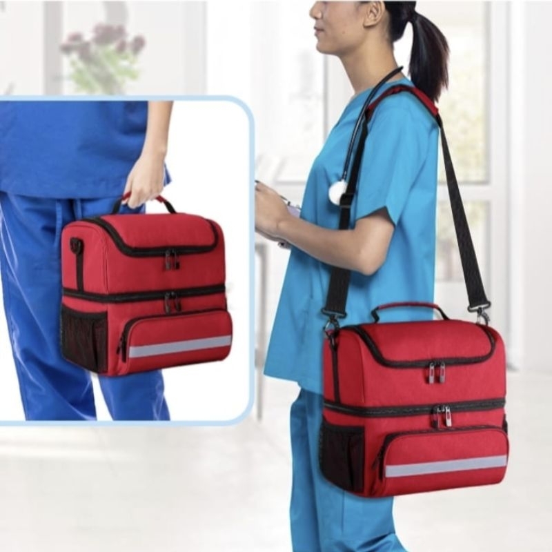 selempang tas kesehatan medis dokter p3k perawat pmi