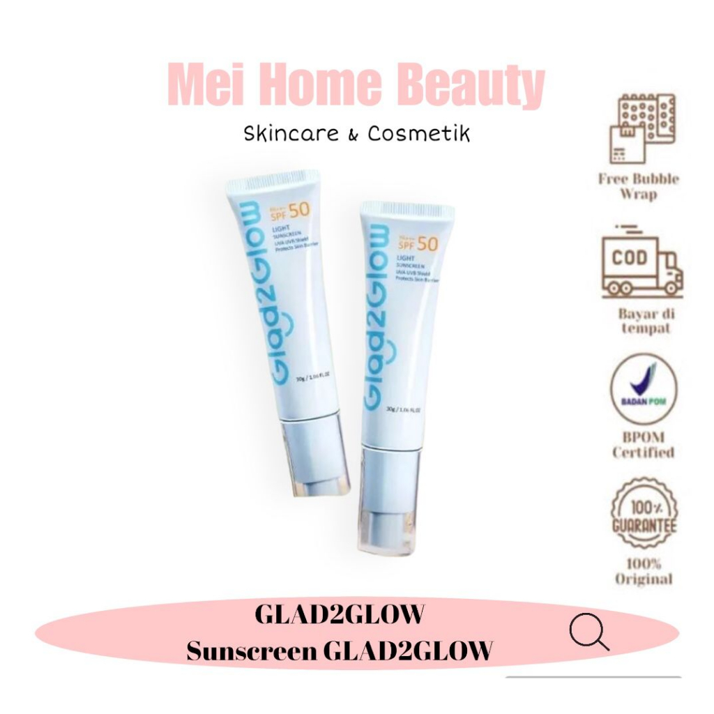 Glad2Glow Light Sunscreen Gel SPF 50 PA+++