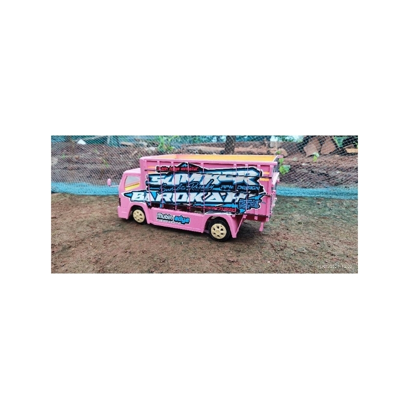 miniatur canter full stiker skala14