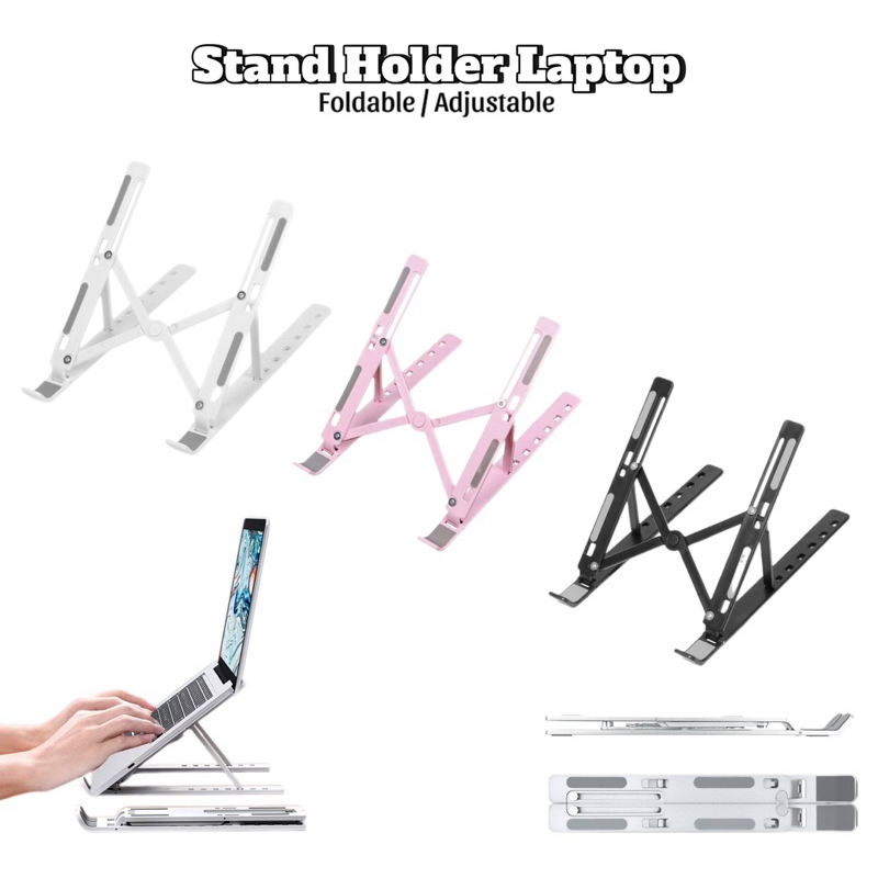 Stand Holder Laptop Anti Slip / Laptop Stand Universal / Stand Holder Laptop / Bracket Stand / Standing Laptop