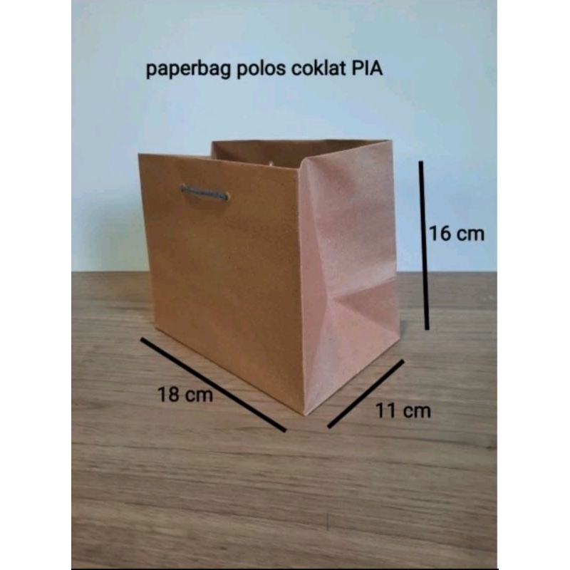 

paper bag polos coklat (pia)