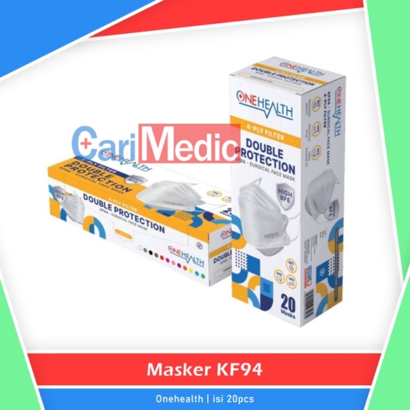 Masker Medis Earloop 4ply OneHealth KF94 Surgical Face Mask