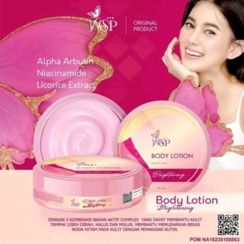 HANDBODY  PEMUTIH AMPUH PREMIUM WSP / HB VIRAL / BODYLOTION WSP WHITENING DOSTING BPOM