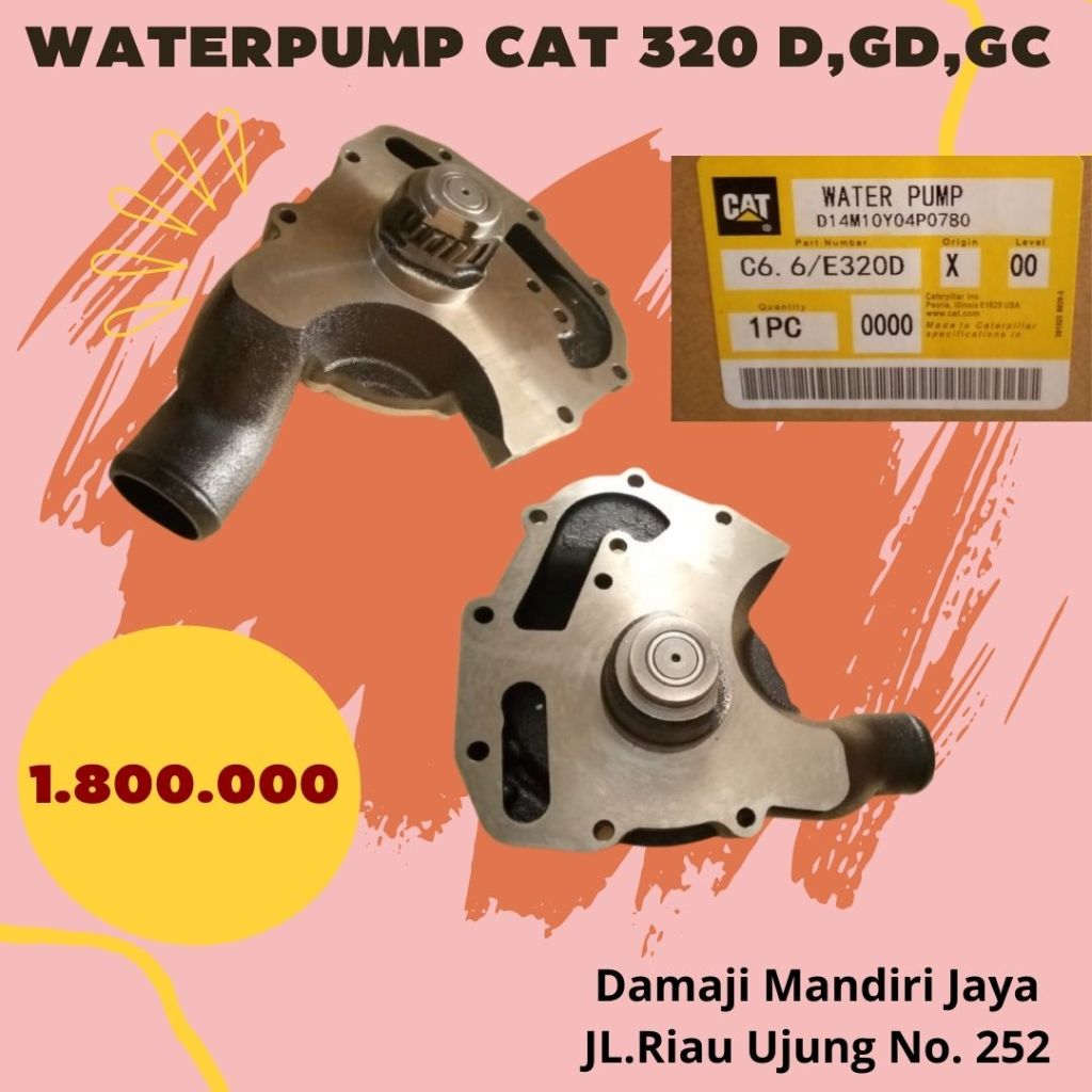 WATERPUMP CAT 320 D,GD,GC