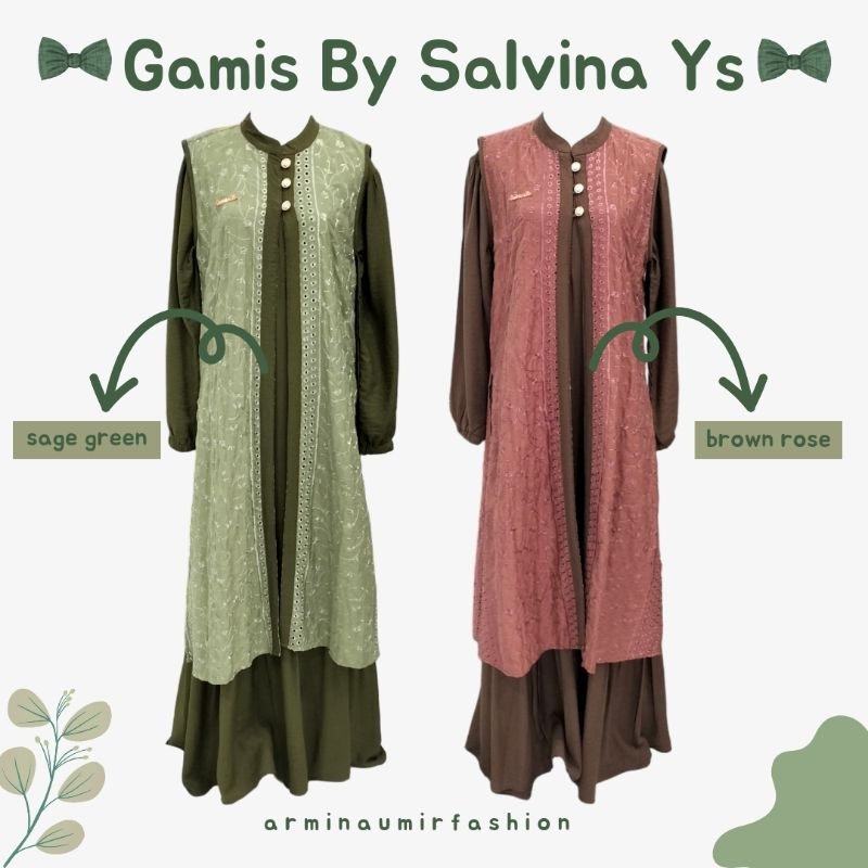 Gamis Salvina Set Outer