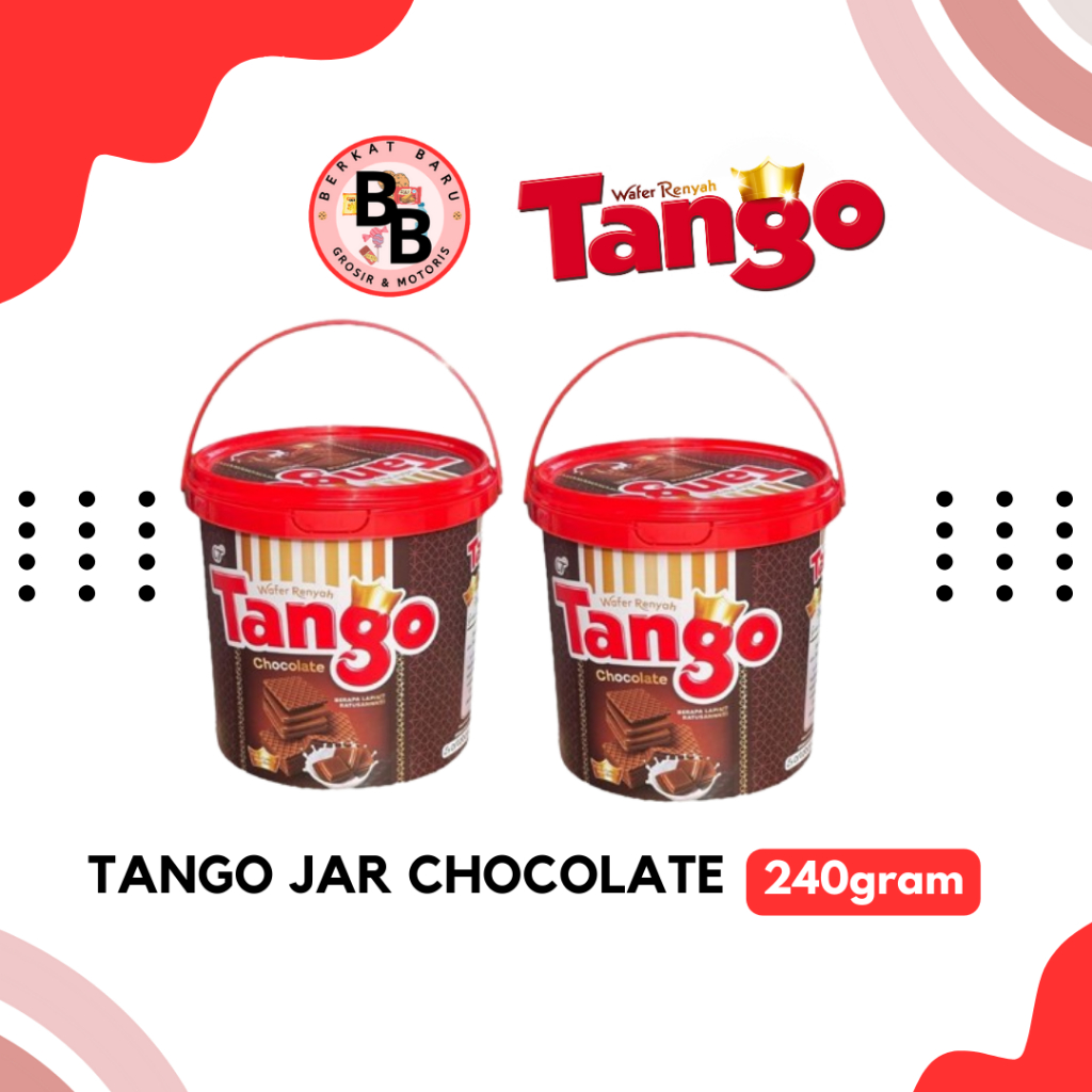 

[BB SNACK] TANGO TOPLES/JAR 240GRAM COKLAT/VANILLA