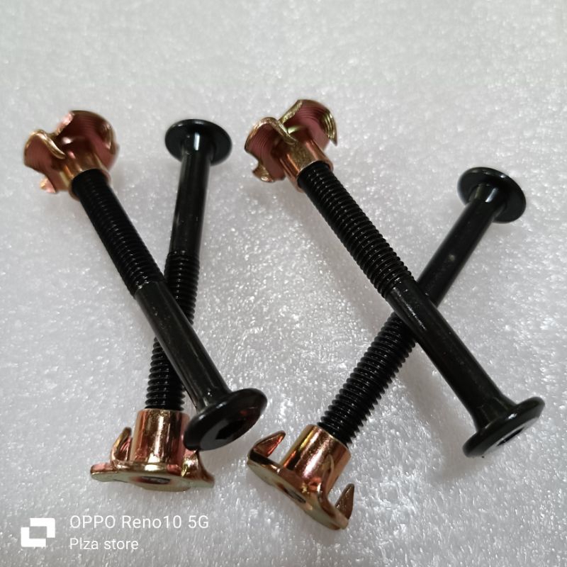 Baut box speaker M6 mur cakar panjang 6 cm (Mur+Baut) Baut jcbc m6 x 60 bahan baja asli anti karat b