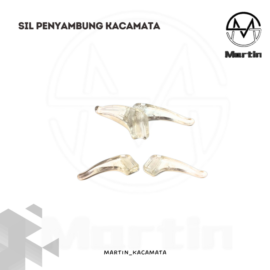 Penyangga Kacamata Transparan