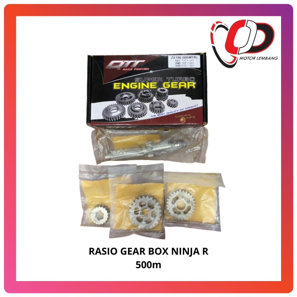 RASIO GEAR BOX QTT RACING NINJA R SS RR 500M