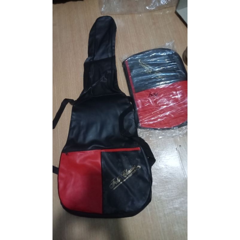 OLSHOP BANJARMASIN - tas gitar clasic dan jumbo ransel bahan model kulit sintetis