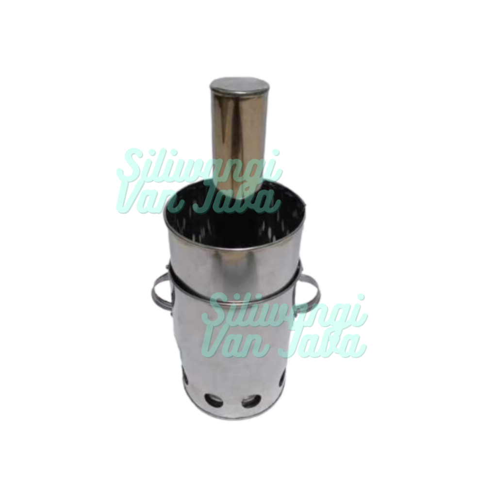 Cetakan Pentol Baso Manual / Cilor Cilok Bakso Aci Telor 8 Lubang Dengan Pendorong Stainless Steel