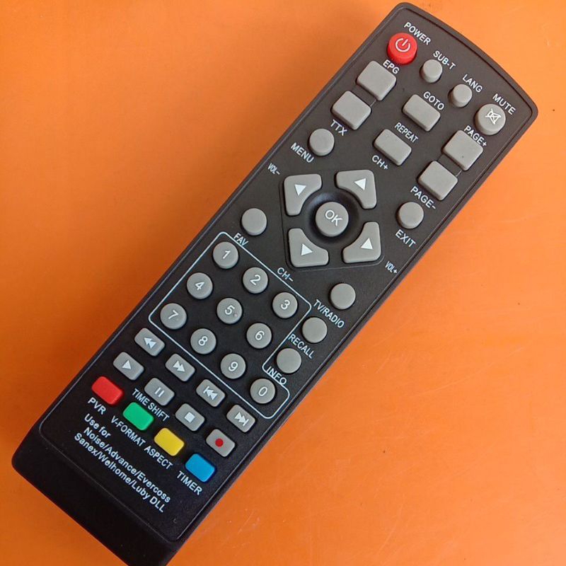 Remote STB LUBY EVERCOSS NOISE ADVANCE WELHOME DLL Remote STB CHINA
