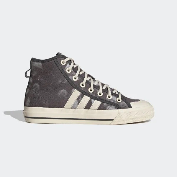 Sepatu Sneakers Adidas Nizza Hi Rf Grey Four (GX4586) ORIGINAL