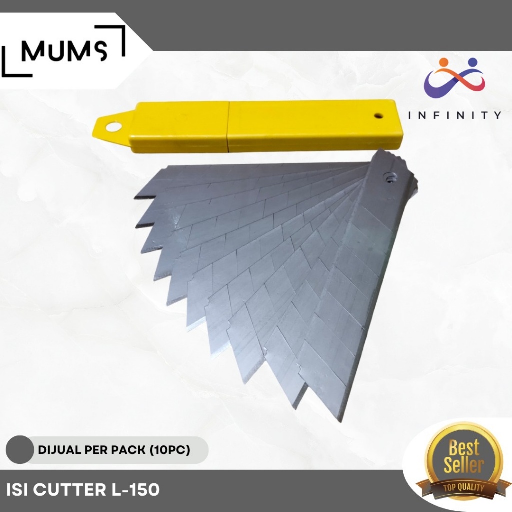 

Isi Cutter Besar Refill Kater Vico L150 L-150 Pisau Cutter Blade 18mm INF
