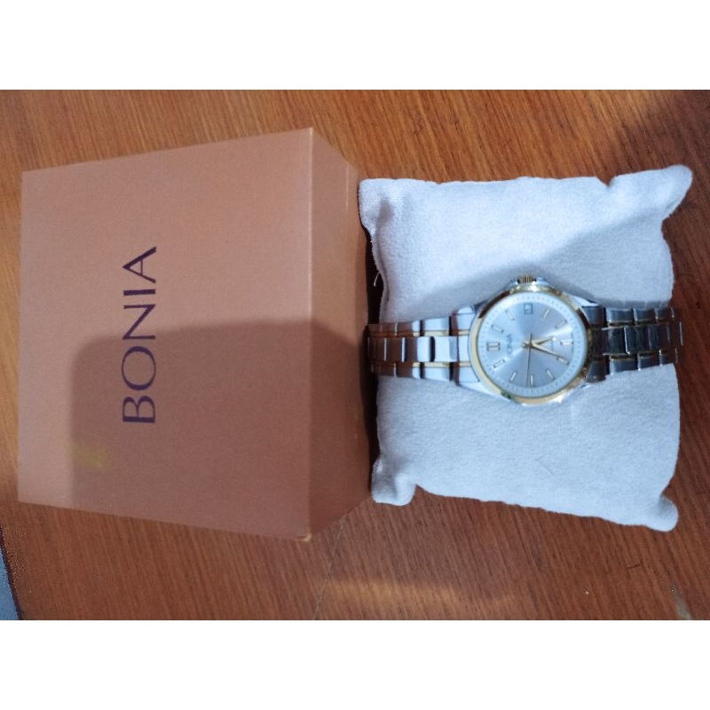 Preloved Jam Tangan Original Merk BONIA BNB 10098
