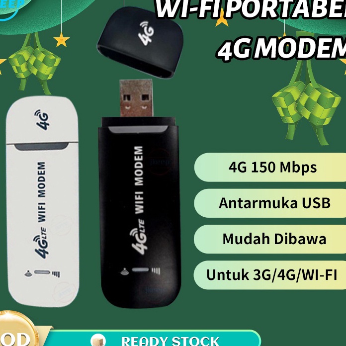 Belanja Cerdas Ready Stock Modem WIFI 4g All Operator 15 Mbps Modem Mifi 4G LTE Modem WIFI Travel USB Mobile WIFI Support 1 Devices COD