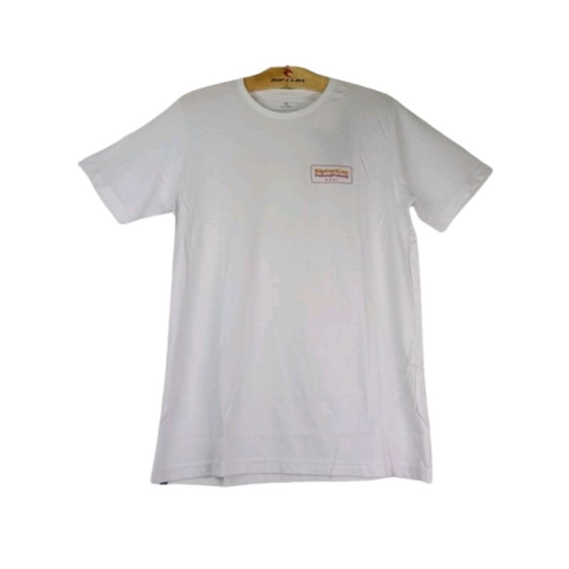 Kaos Ripcurl Original Pria P21 Padang Merch Type Tee -White