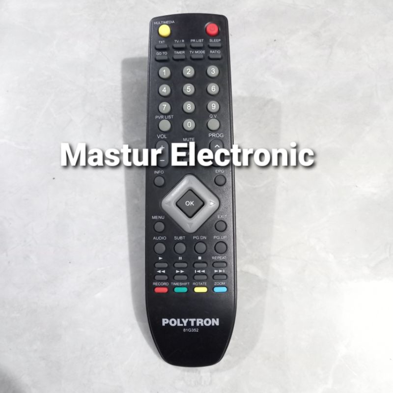 REMOTE REMOT RECEIVER PARABOLA POLYTRON MULTI MEDIA 81G352 ORIGINAL ASLI
