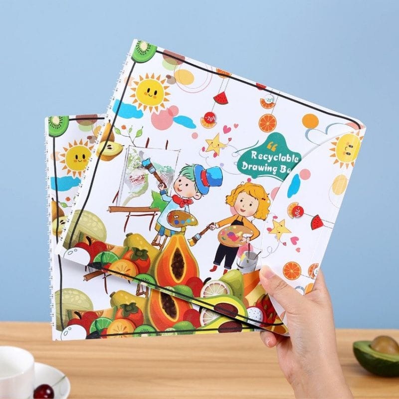 

Recyclabe Drawing Book/Buku Gambar Bisa Di Hapus Reusable Magic Drawing Book