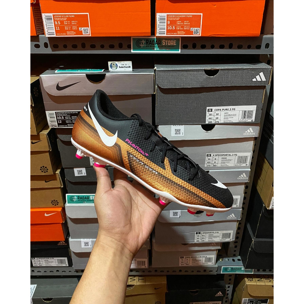 Sepatu Bola Nike Phantom GT2 Club FG Copper DR5968-810 Original BNIB