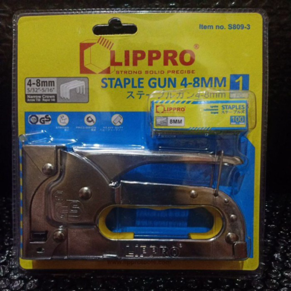 

Jual Gun Tacker Staples Stapler Tembak Lippro 4-8MM Limited