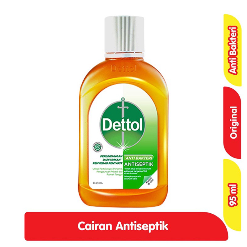 Dettol Antiseptic Liquid 95ml antiseptik