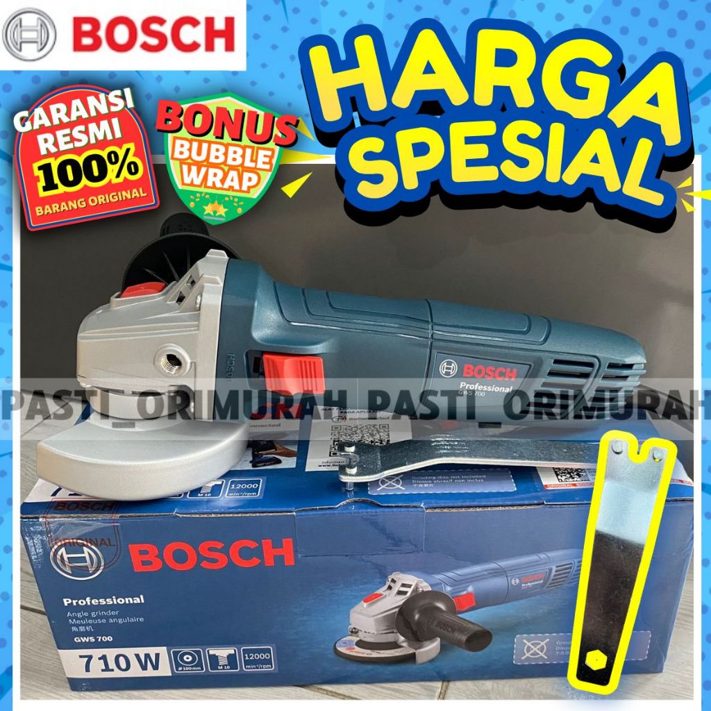 Mesin Gerinda BOSCH ORI GWS060 Grenda Grinda Gurinda GWS 700 GWS700 dulu gws060 gws 060