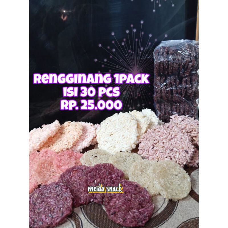 

rengginang mentah 30pcs/pack