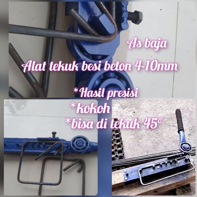 alat tekuk besi beton manual,alat penekuk besi behel,alat tekuk besi 4-10mm
