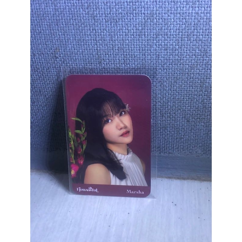 Photocard Jkt48 Flowerful Marsha Official 