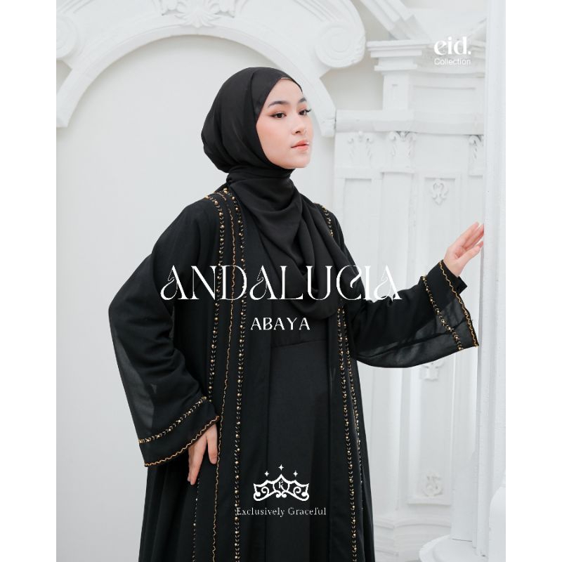 READY STOCK Andalusia abaya by Kazami Store/abaya kazami