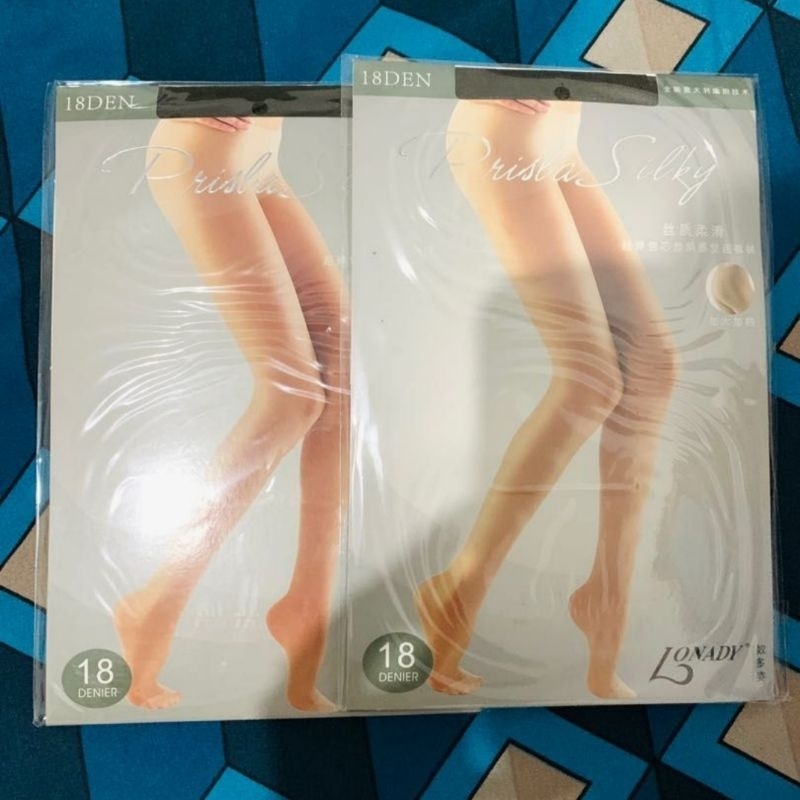Pantyhose Stocking Lonady Prisla Silky 18 D Hitam
