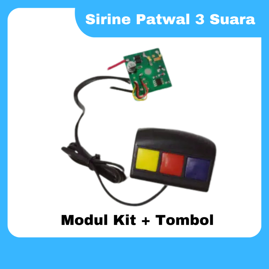 Modul Sirine Patwal Motor Modul Klakson Tiga Suara