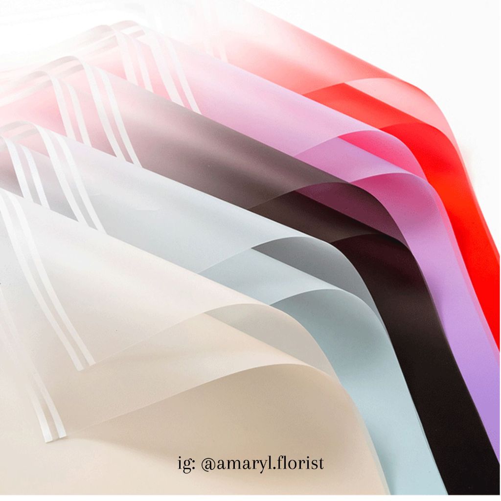 

5 Lembar | Kertas Cellophane Gradasi | Wrapping Buket Bunga