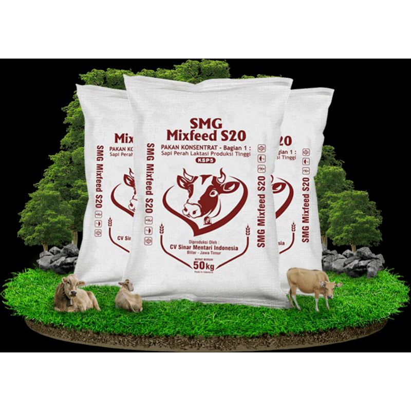 smg mixfeed s20 Konsentrat Kambing Sapi Protein 20%