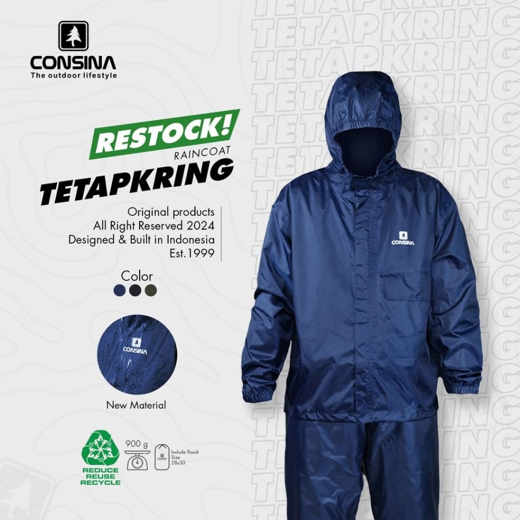 JAS HUJAN CONSINA - RAINCOAT CONSINA JAKET - TETAPKRING