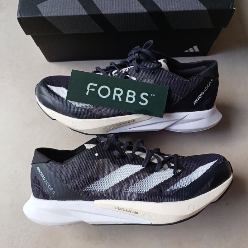 Adidas Adizero Adios 8 Carbon White || black