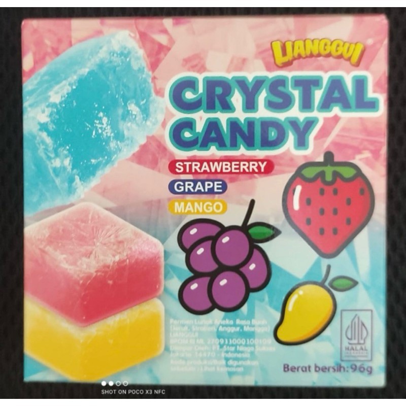 

Lianggui Crystal Candy 96g Permen Aneka Rasa Buah