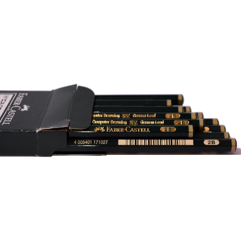 

D3W! Faber Castell Pensil 2B / B / 3B / 4H / 6 H / 5B Castell 9000 Untuk Ujian dan Menggambar Per