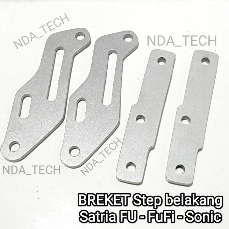 STEP BELAKANG SATRIA FU SONIC PLAT BREKET STEP BONCENGAN SATRIA FU SONIC 150R JALU STEP PIJAKAN KAKI