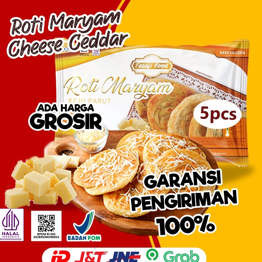 

DISKON Roti Maryam Cheese Ceddar Roti Cane Keju