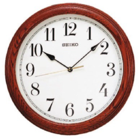 Dijual Jam Dinding Seiko Original QXA153B WOODEN CASE QXA153 32 CM Murah